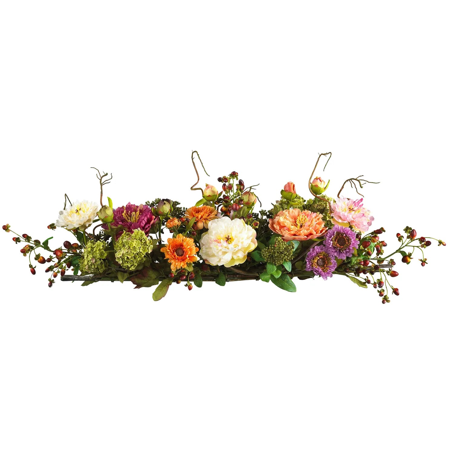 6.5" Mixed Peony Centerpiece