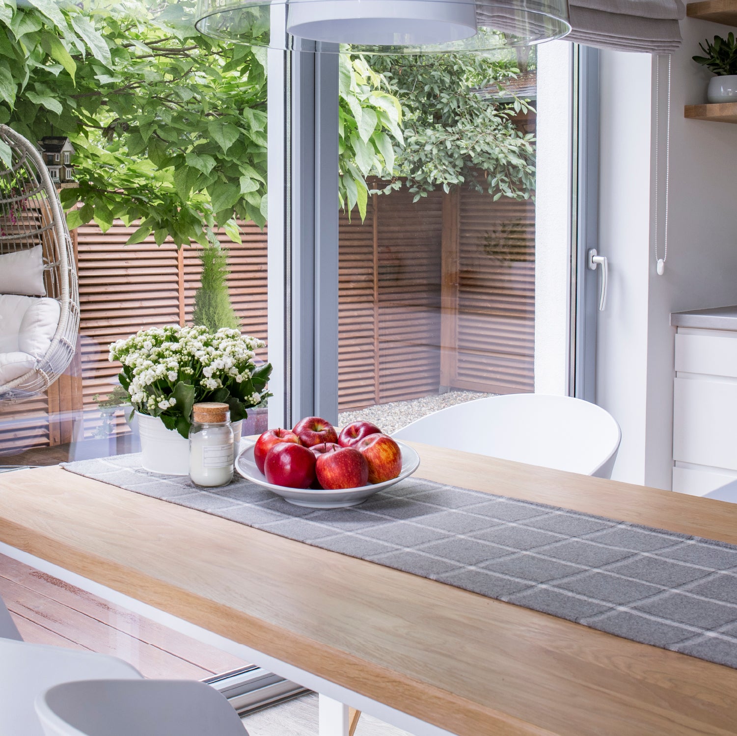 Grey Table Runner