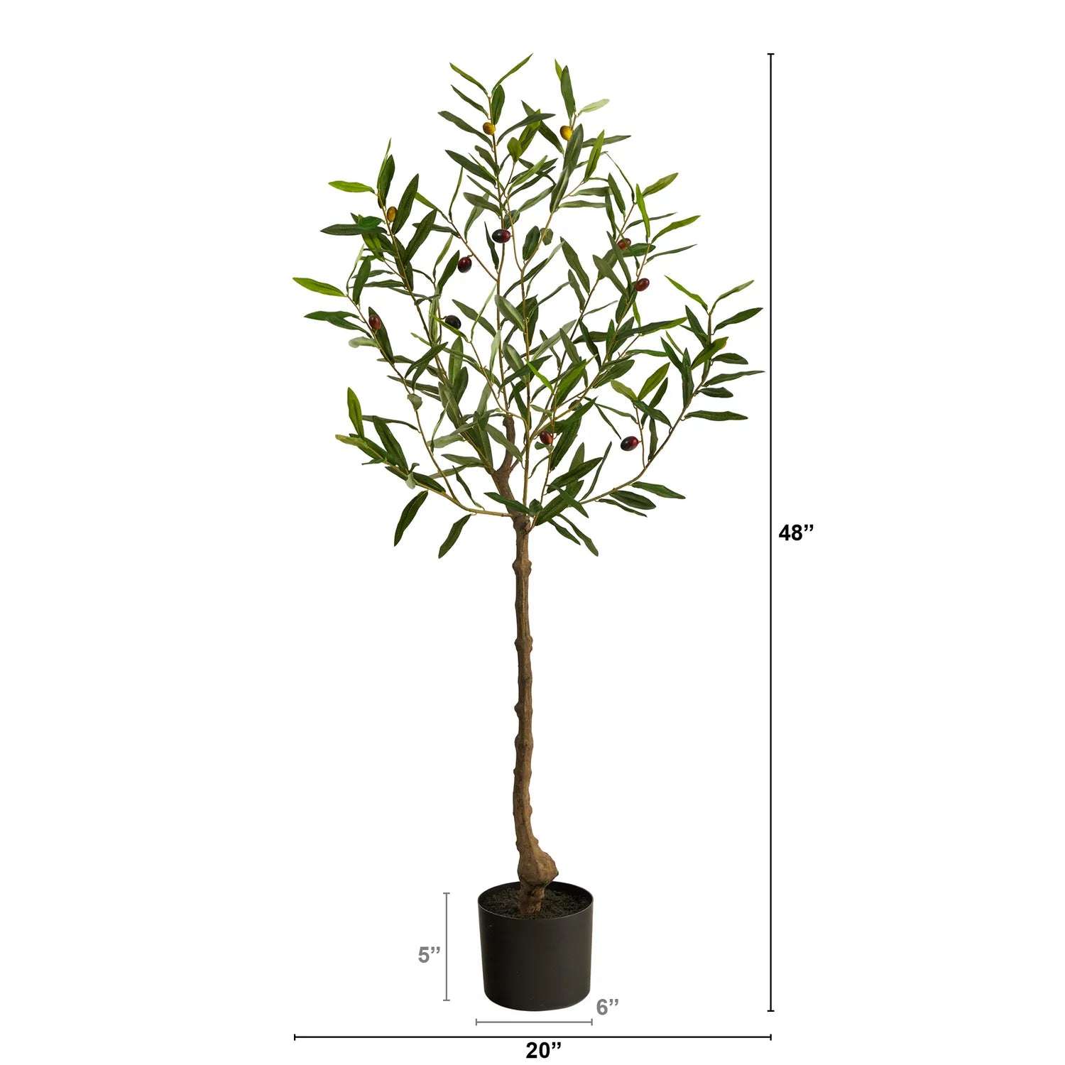 4' Olive Artificial Tree